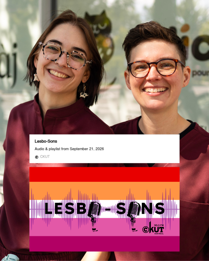 On parle de nous à Lesbo-sons CKUT 90,3 FM